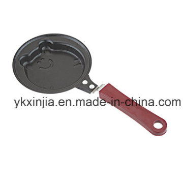 Utensilios de cocina de acero al carbono gato de dibujos animados Mini Cake Pan Cookware